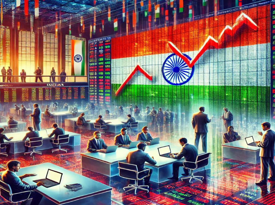 भारतीय शेयर बाज़ारों में तेजी