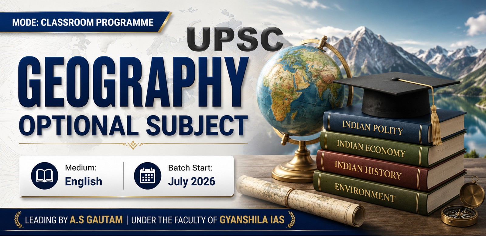UPSC "GEOGRAPHY OPTIONAL" (English - Offline)