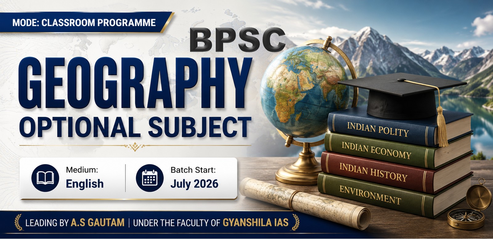 BPSC "GEOGRAPHY OPTIONAL" (English - Offline)